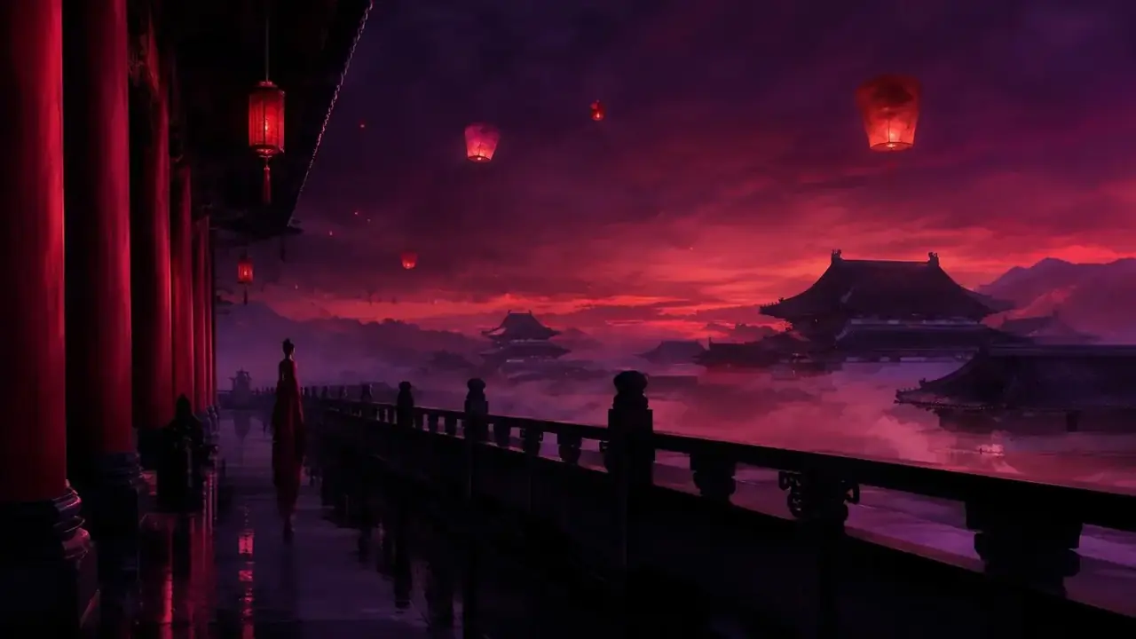 烬宫谋 · 黄豆短剧 烬宫谋短剧场景背景图,古装题材